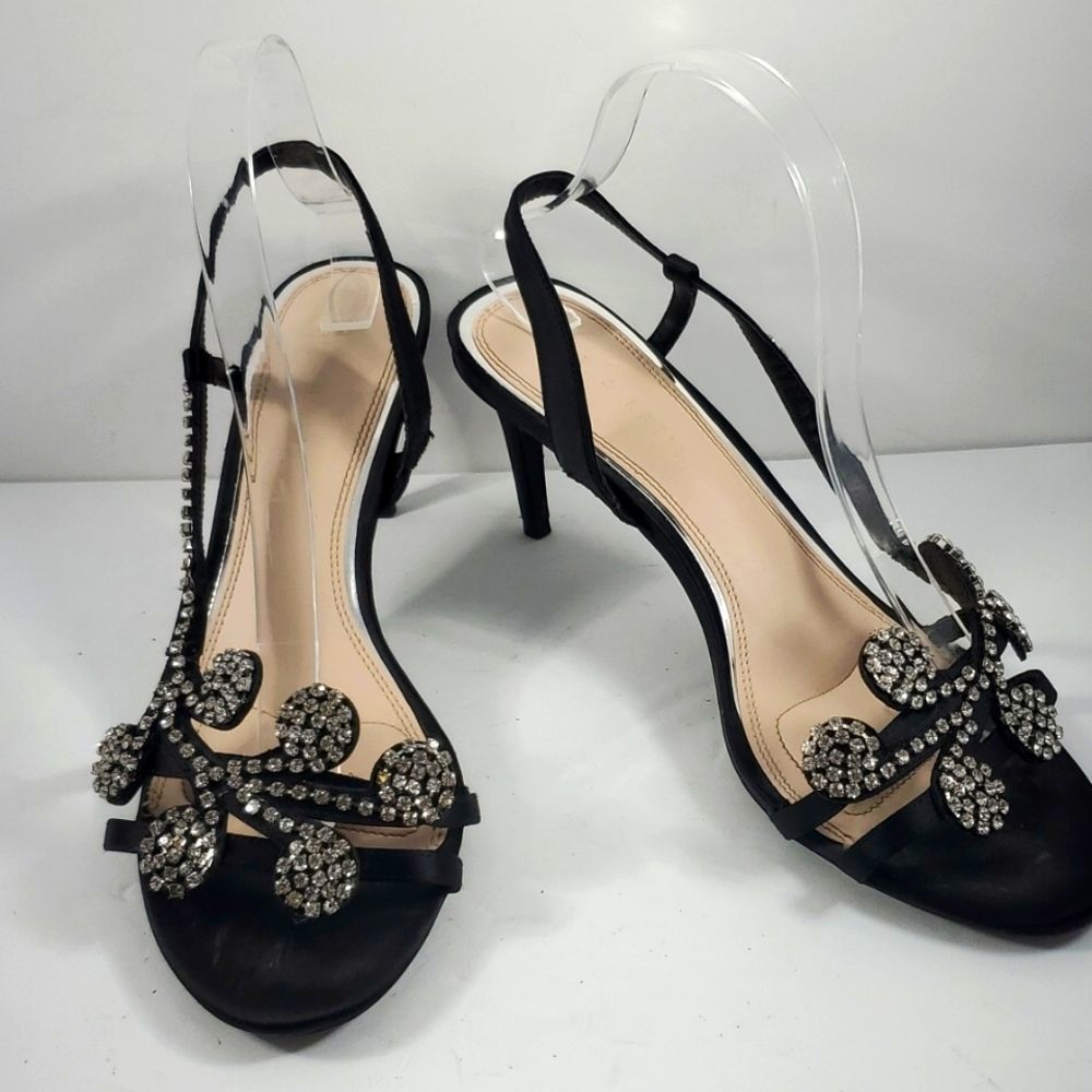 Kelley &‎ Katie Black Rhinestone heels (S350)